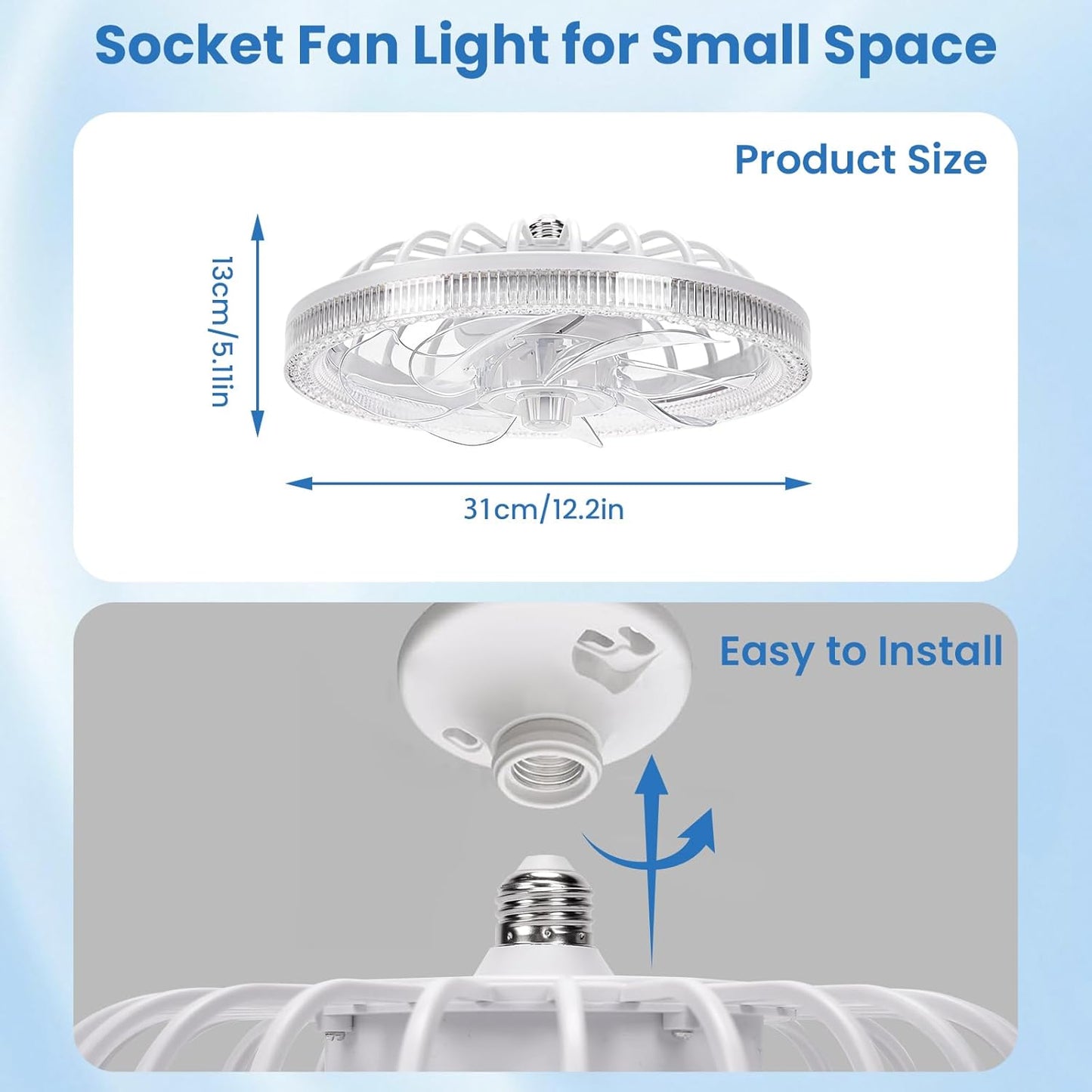Lumifan - 2 in 1 Light & Fan