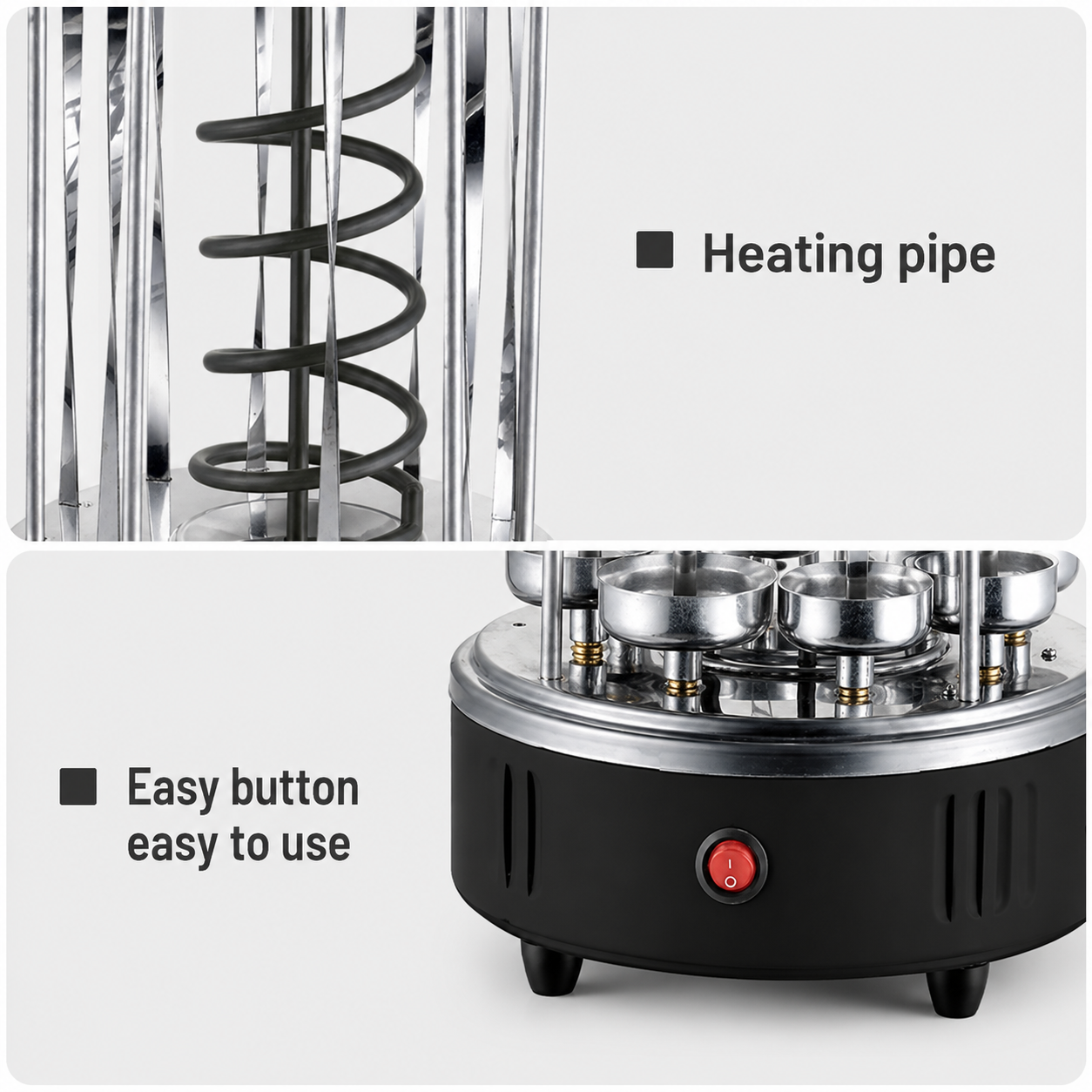 Vertical Electric BBQ Grill