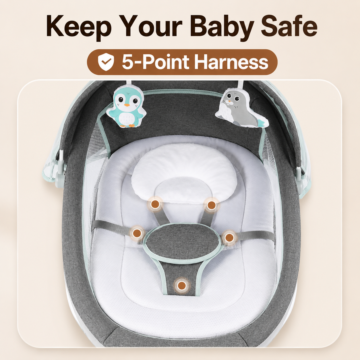 Electric Baby Swing Rocker