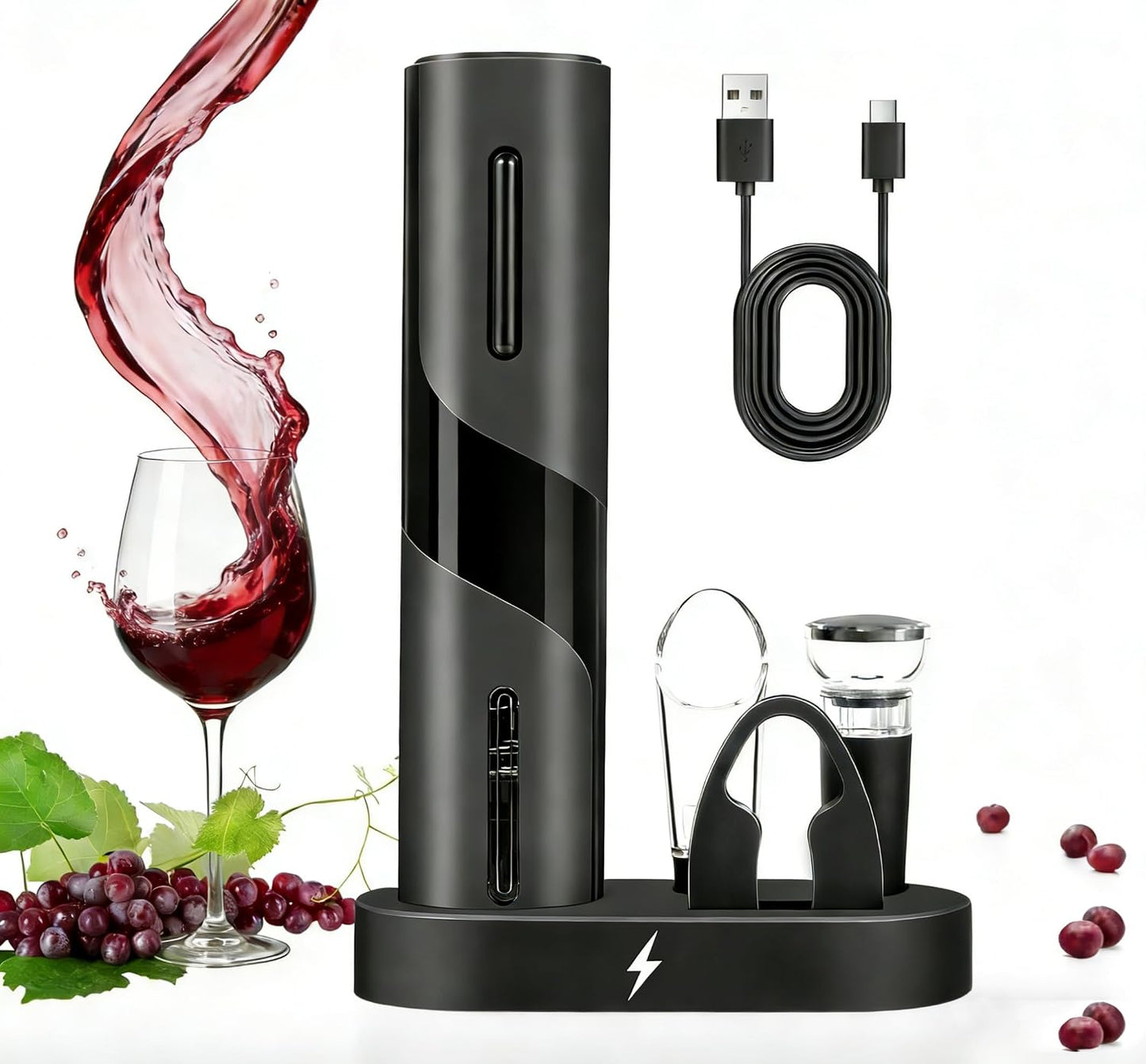 Electric Wine Opener Set