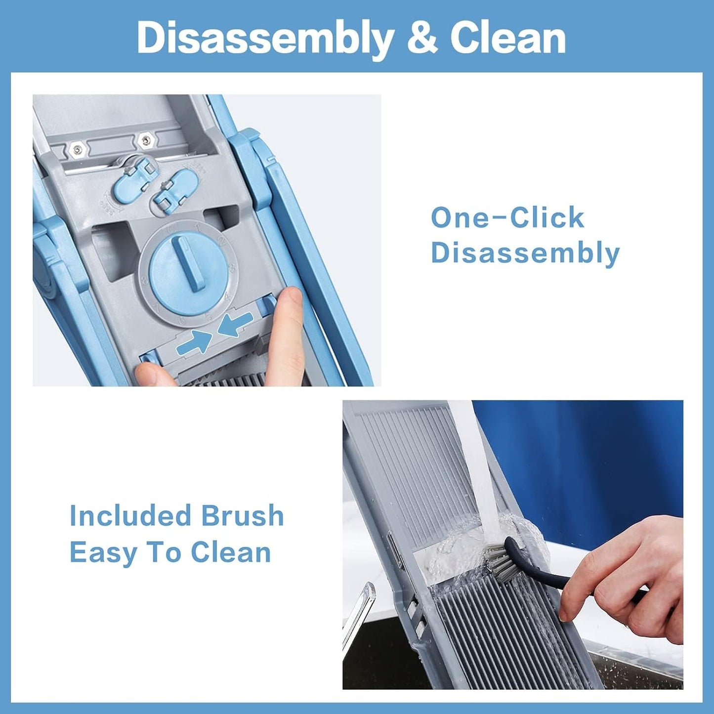 ONCE FOR ALL Safe Vegetable Slicer Plus