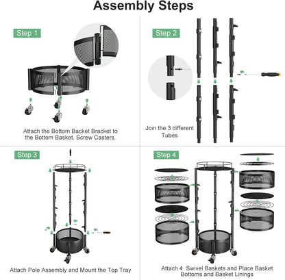 Rotating Storage Rack