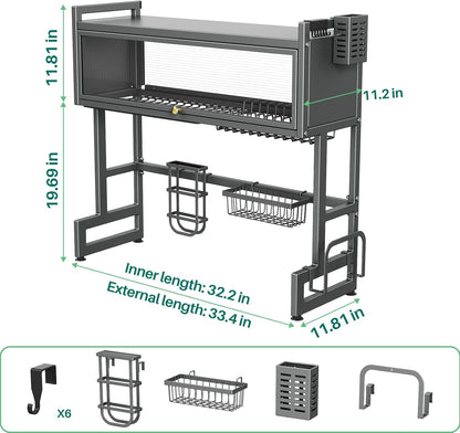 Over The Sink Dish Drying Rack