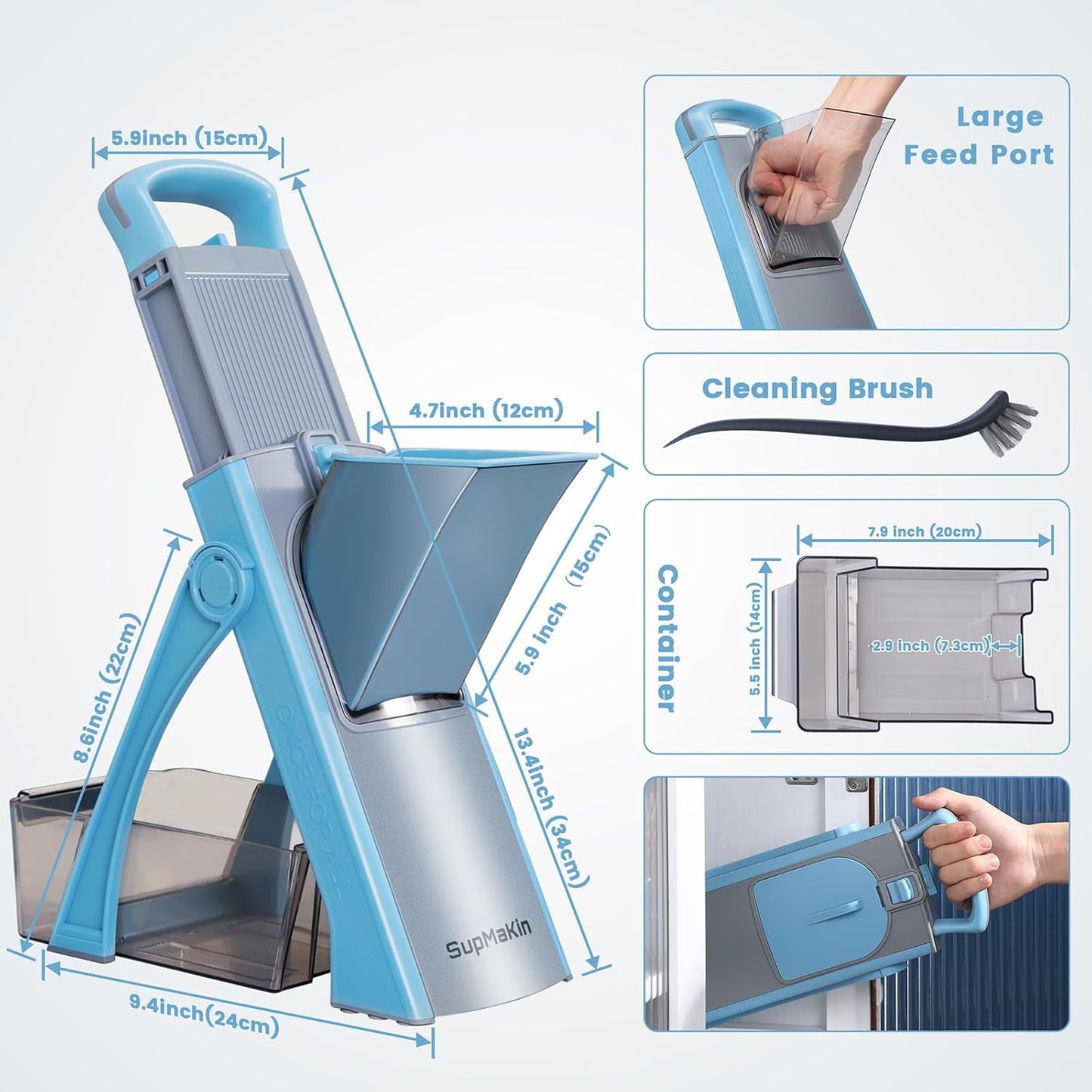 ONCE FOR ALL Safe Vegetable Slicer Plus