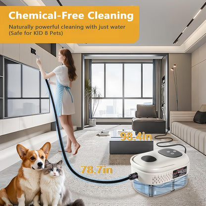 PureSteam Pro - Handheld Steam Cleaner