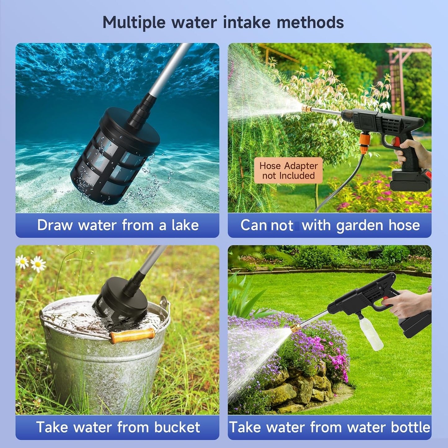 Cordless Pressure Washer Gun