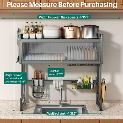 Over The Sink Dish Drying Rack