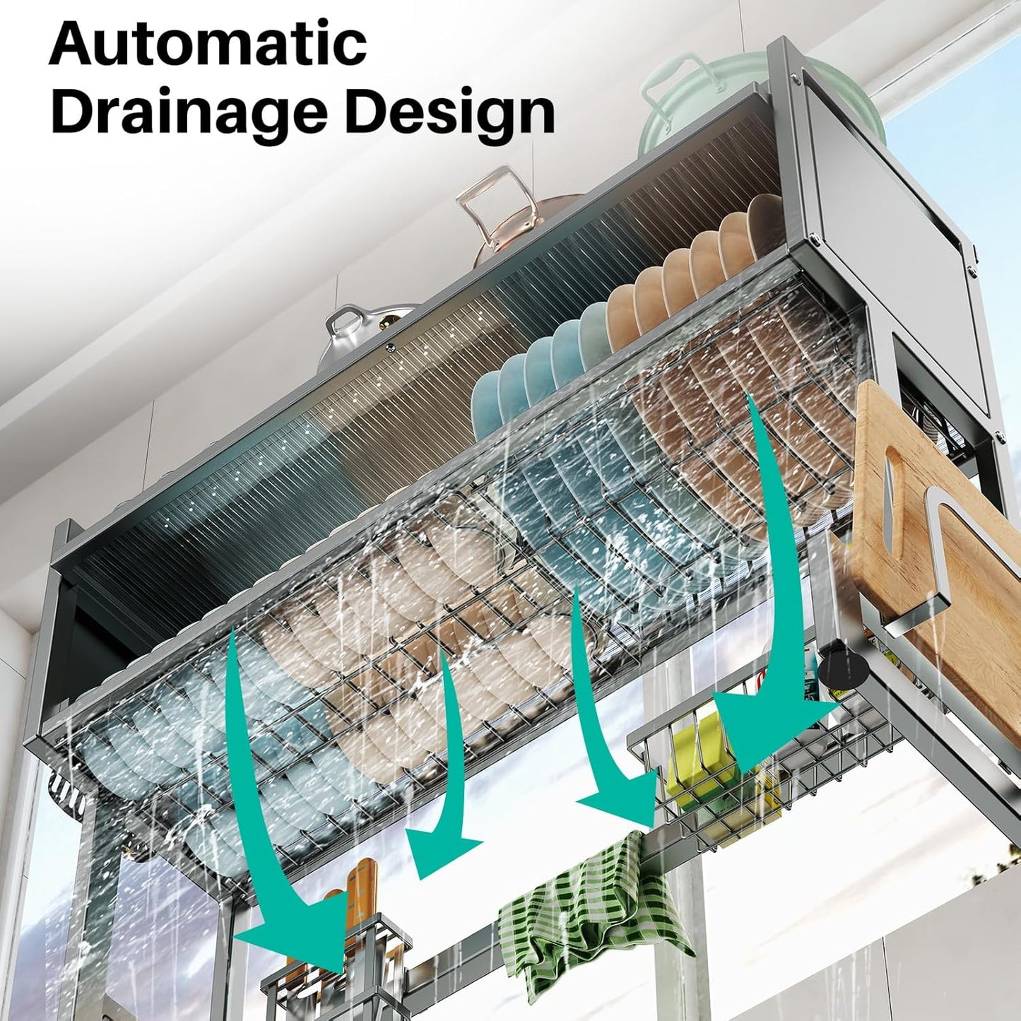 Over The Sink Dish Drying Rack