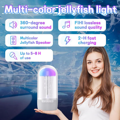 Jellyfish Bluetooth Speaker Lamp
