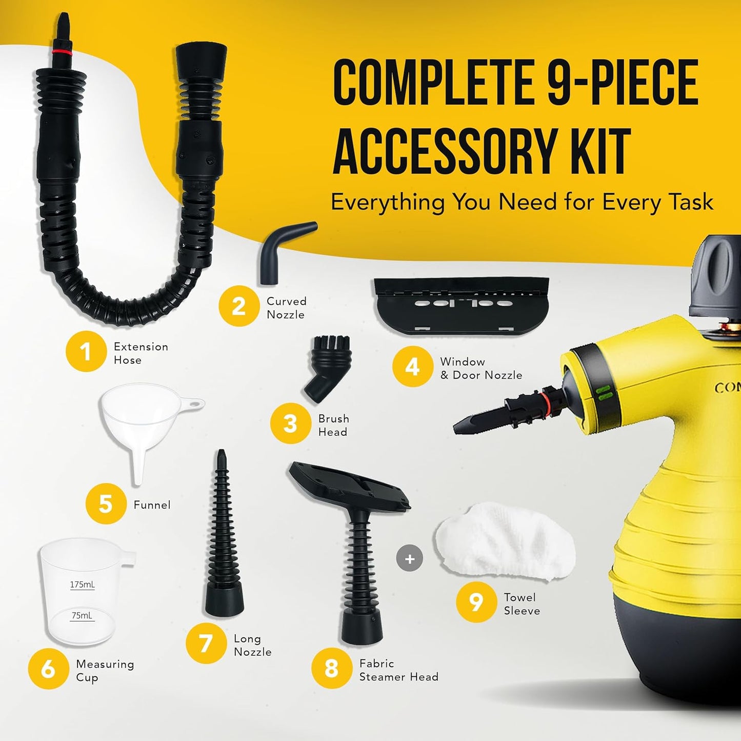 PureSteam - Handheld Steam Cleaner