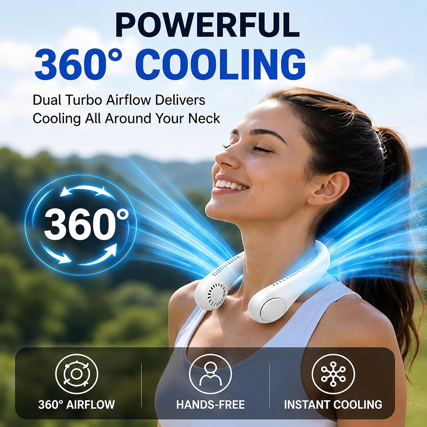 Portable AC Neck Fan