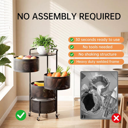 Rotating Storage Rack