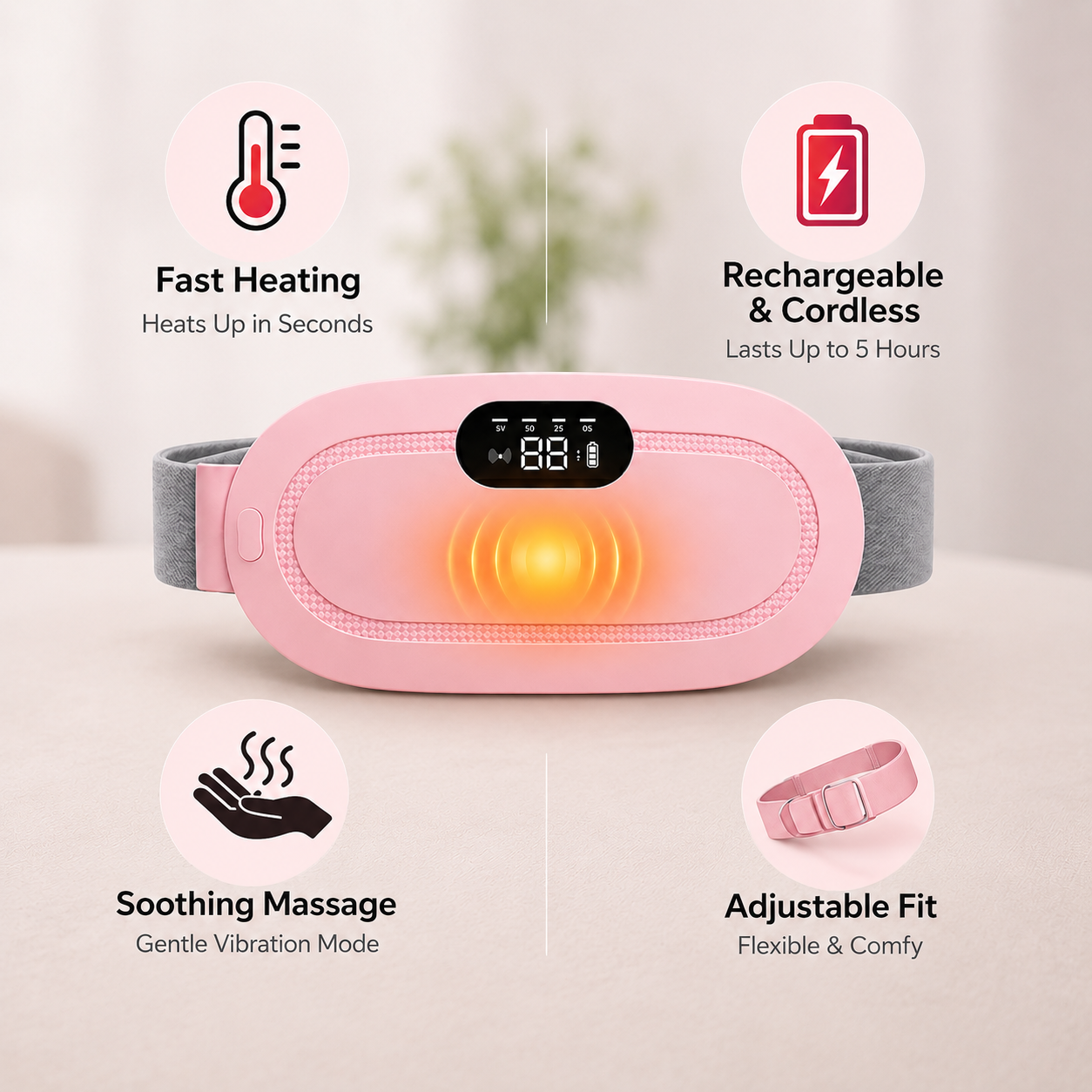 Cramp Relief Belt With Massage