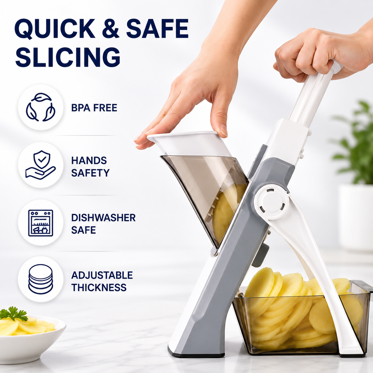 All In One Safe Vegetable Slicer