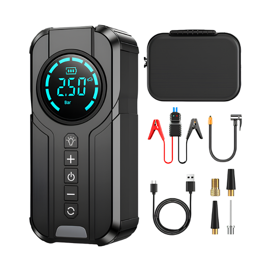 RoadHero Pro | Tire Inflator with Light, Jump Starter & Phone Charger