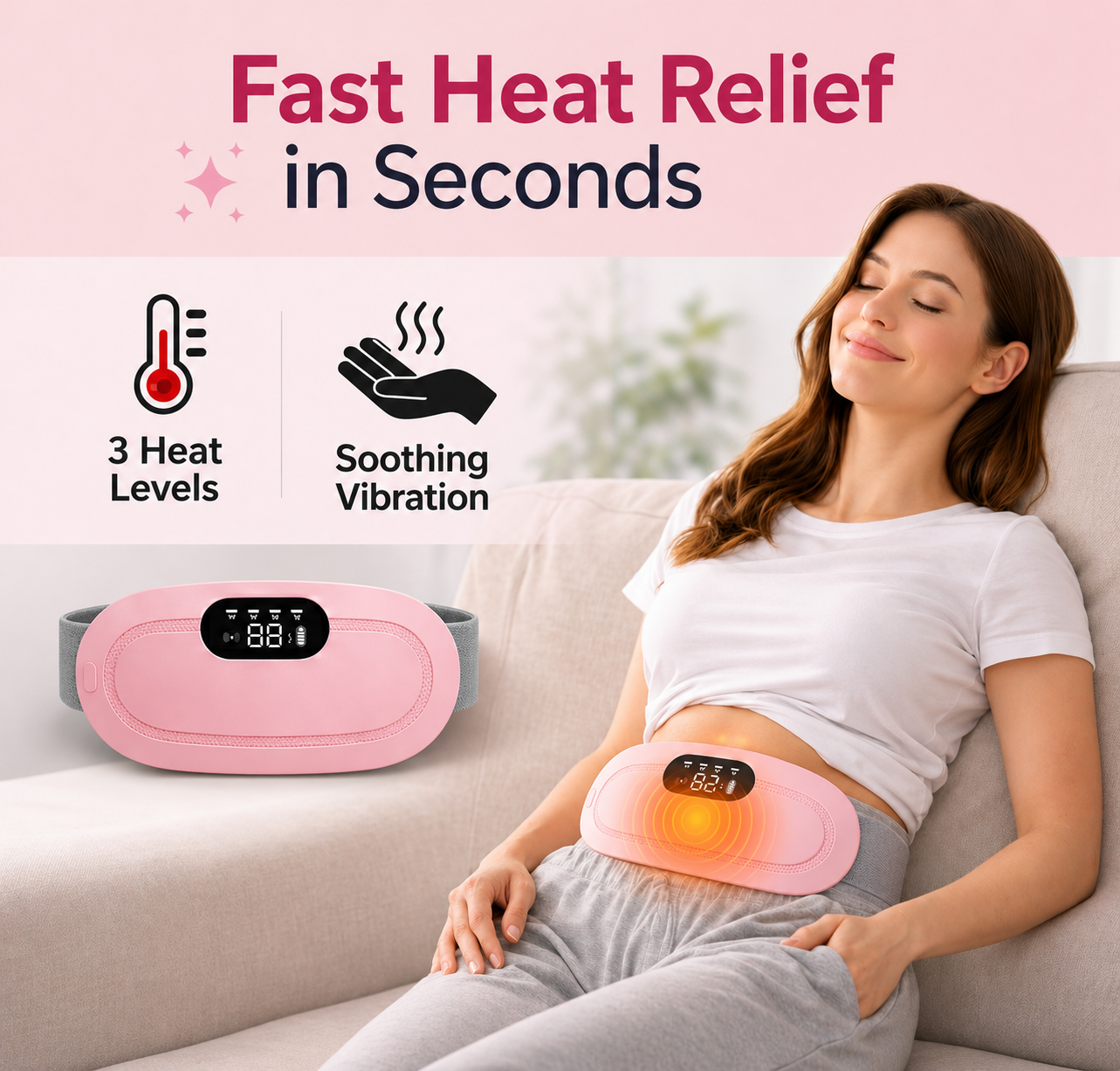 Cramp Relief Belt With Massage