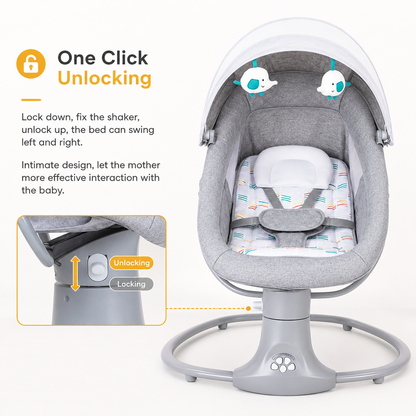 3 in 1 Electric Baby Swing Rocker