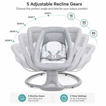 3 in 1 Electric Baby Swing Rocker