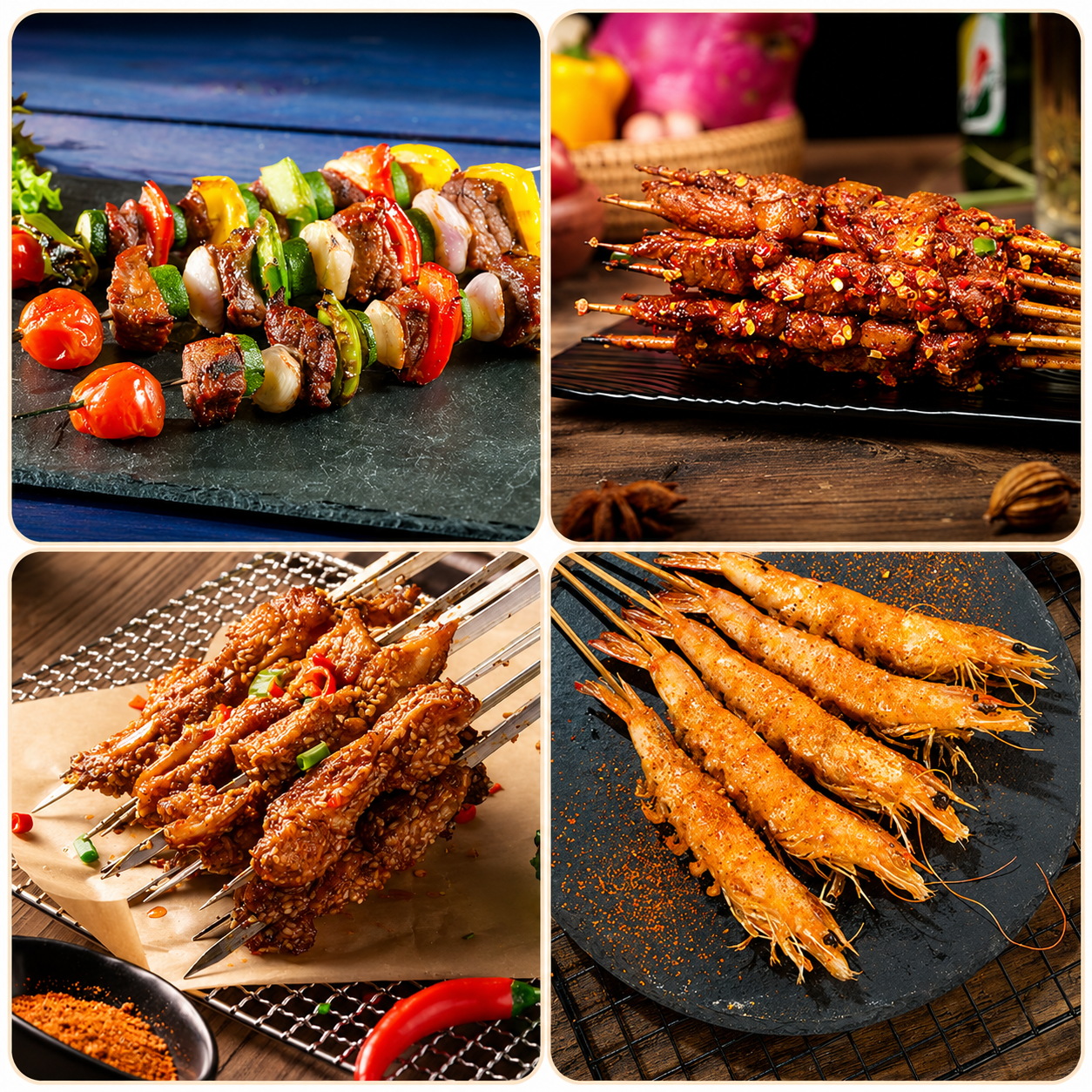 Vertical Electric BBQ Grill