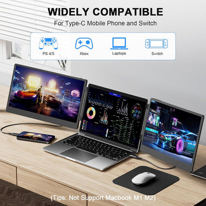 TriFoldView Pro - Portable Screen Extender