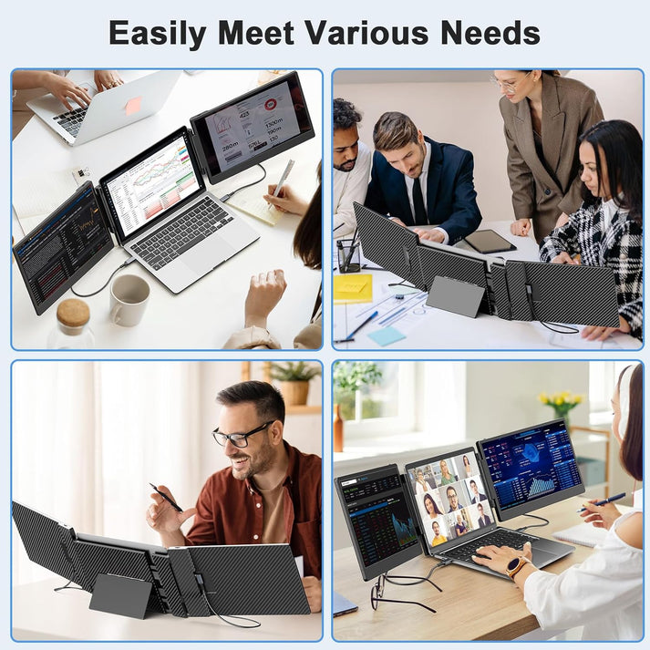 TriFoldView Pro - Portable Screen Extender