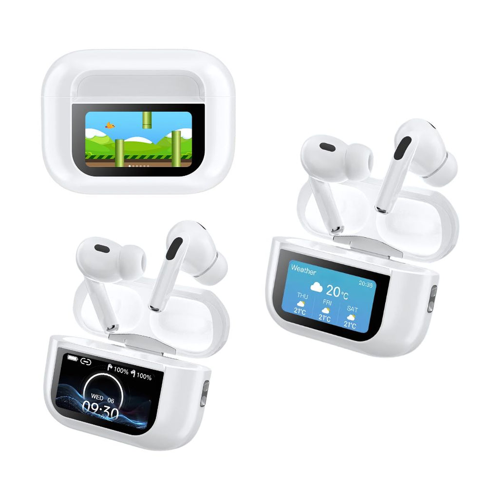 EvoBuds™ – Smart Touchscreen Bluetooth Earbuds