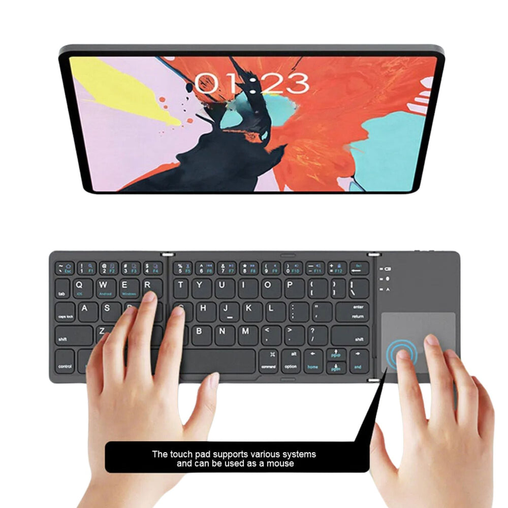 KeyFold™ – Mini Folding Bluetooth Keyboard