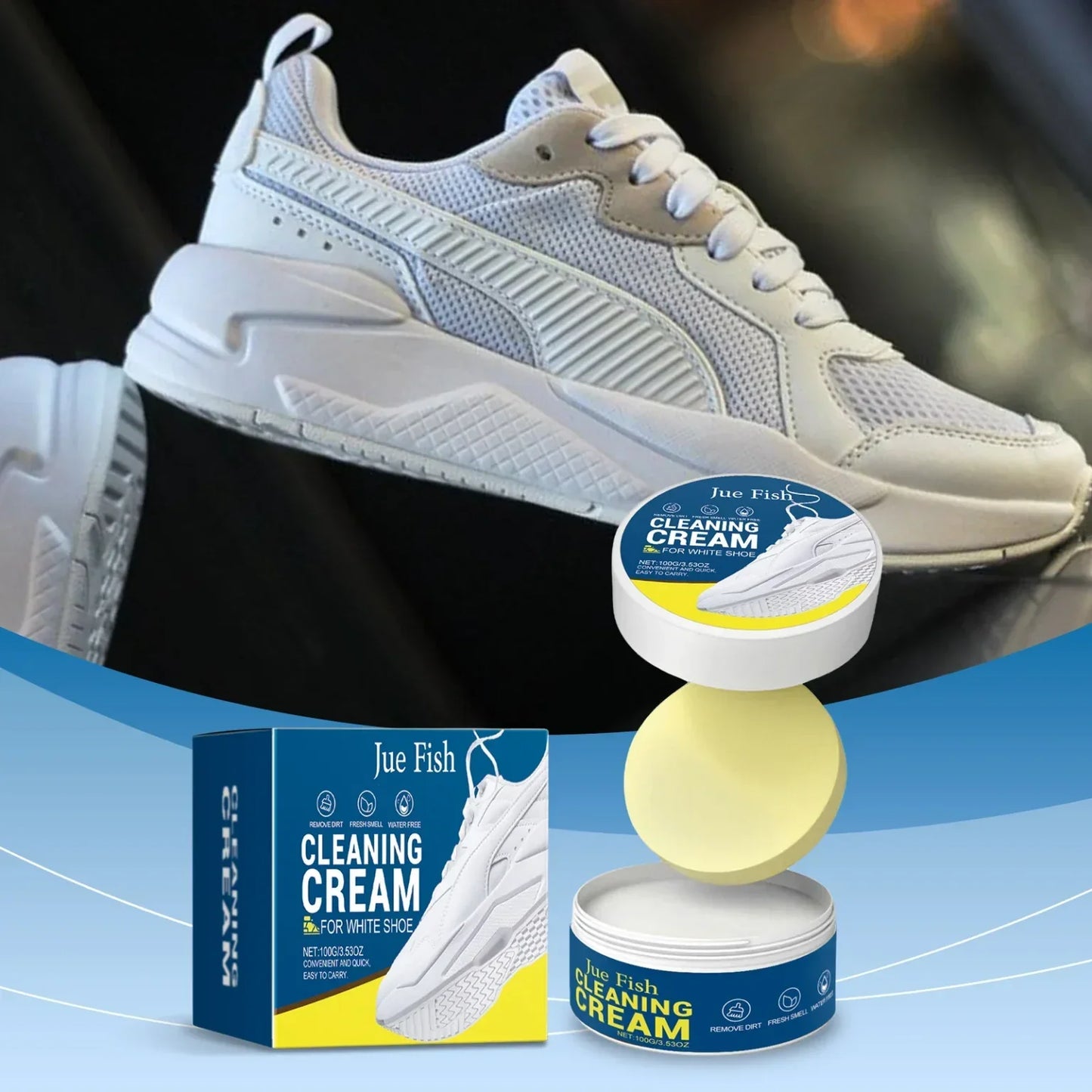 White Shoe Cleaning Cream
